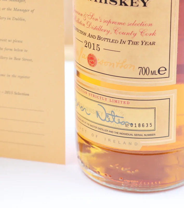 Midleton – Very Rare 2015 Bottle No.018635