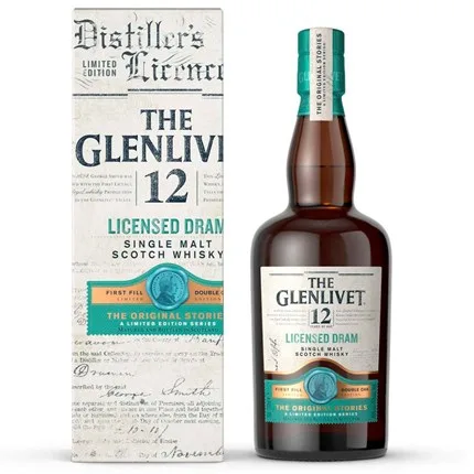 The Glenlivet – 12 Year Old Licensed Dram (70cl, 48%)