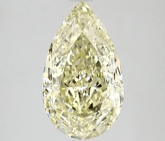 1 pcs Diamond (Natural) - 2.09 ct - Pear - IF - Gemological Institute of America (GIA) - Y-Z color Pear Brilliant