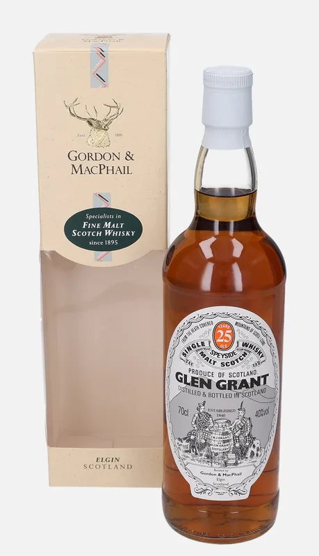 Glen Grant – 25 Year Old Gordon & MacPhail Distillery Labels