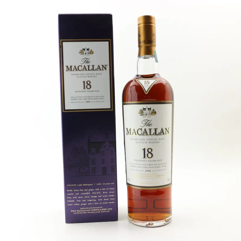 Macallan – 18 Year Old 1994 (70cl, 43%)