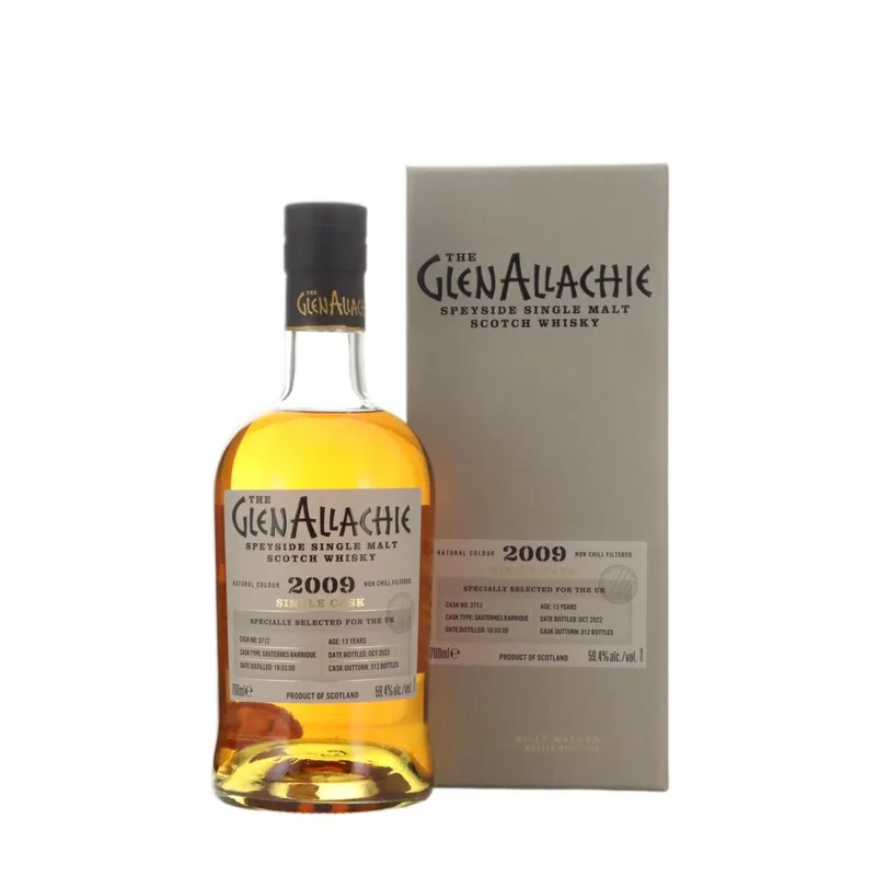 Glenallachie – 2009 Single Cask 13 Year Old #3712