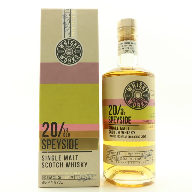 Speyside – 20 Year Old Whisky Works (70cl, 47.1%)