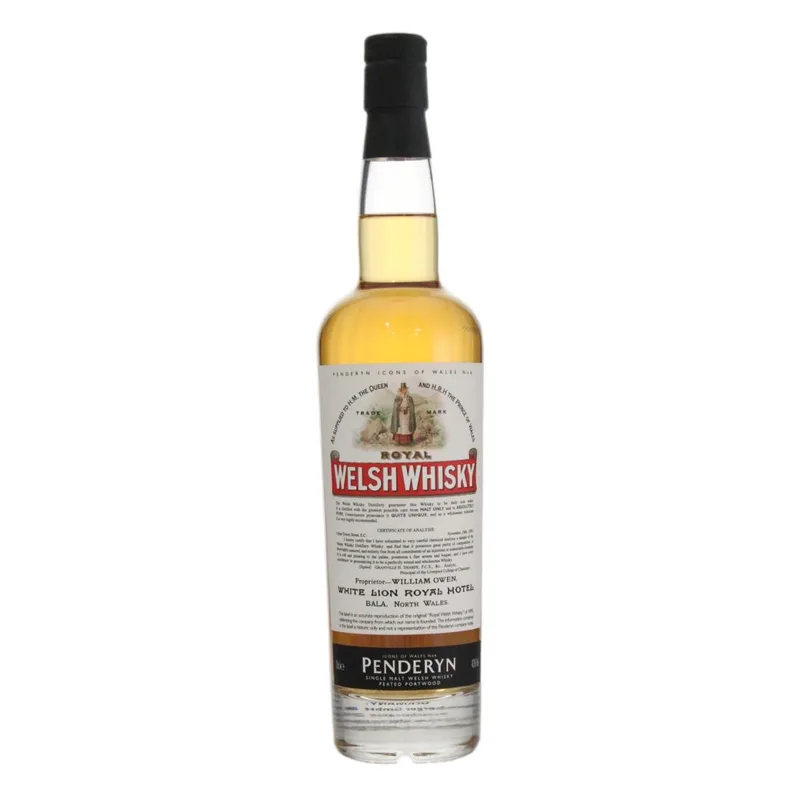 Penderyn – Icons of Wales #6 - Royal Welsh Whisky (70cl, 43.00%)