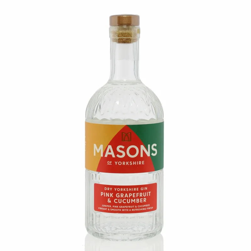 Masons of Yorkshire Pink Grapefruit & Cucumber Gin