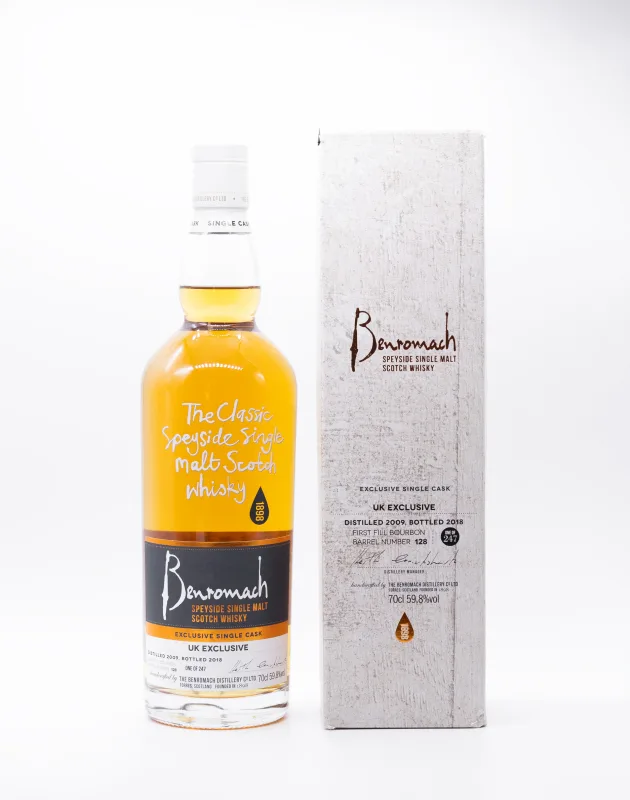 Benromach – Single Cask 2009 9 Year Old First Fill Bourbon