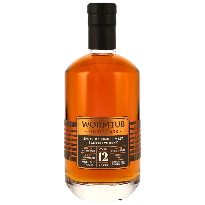 Mortlach 12 Year Old Wormtub Single Cask - PX Sherry Hogshead Cask Strength (That Boutique-y Whisky Company)