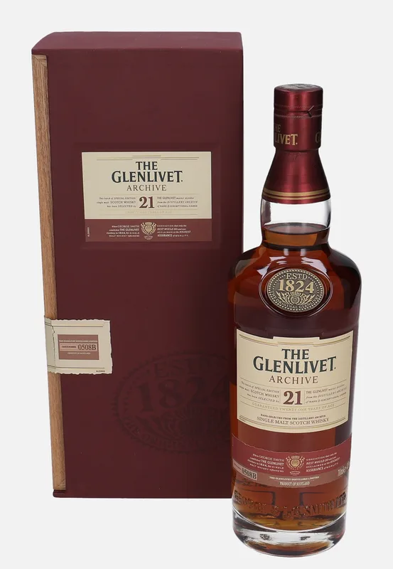 Glenlivet – Archive 21 Year Old Batch Number 0508B