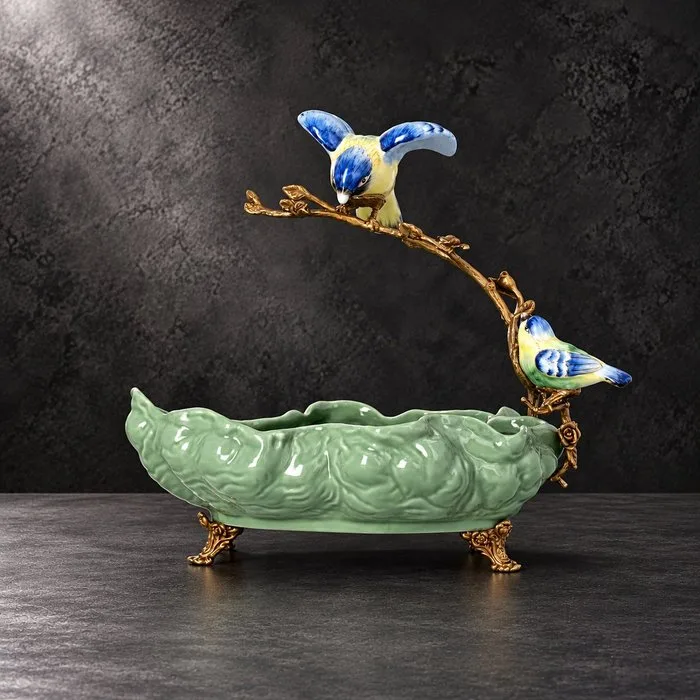 Platter - Porcelain, Bronze
