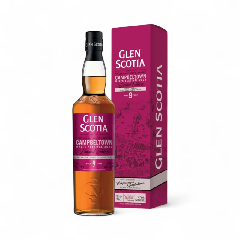 Glen Scotia – Campbeltown Malts Festival 2025 Edition 9 Year Old Ribera del Duero Finish