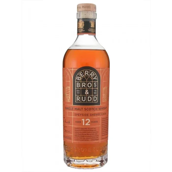 Berry Bros & Rudd 12 Year Old Sherry Cask Single Malt Scotch Whisky (70cl, 45.3%)