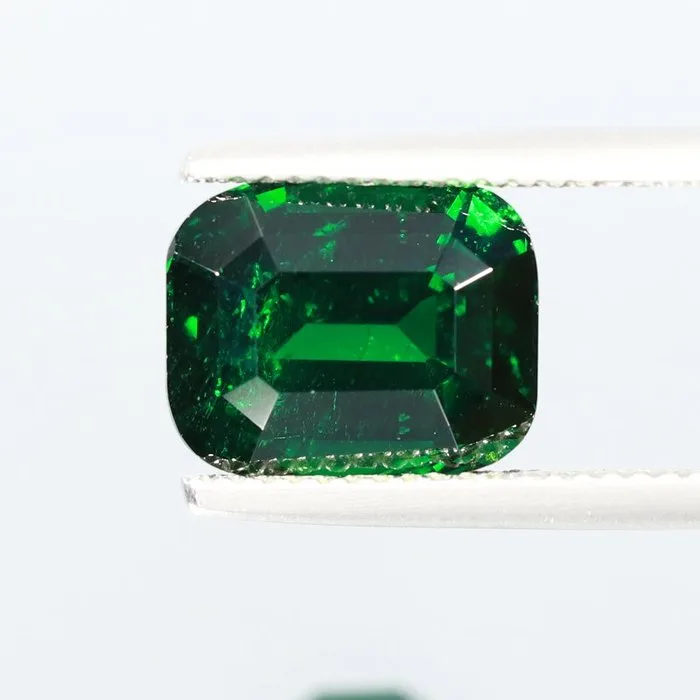 1 pcs Green Tsavorite - 6.08 ct - Lotus Gemology
