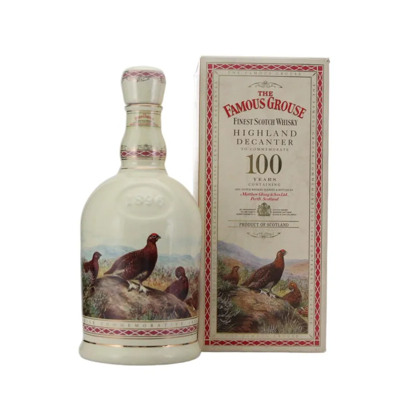 Famous Grouse Highland Decanter to Commemorate 100 Years Scotch Whisky