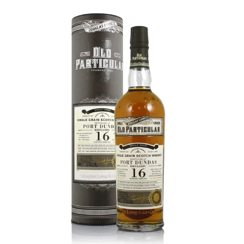 Douglas Laing Old Particular Port Dundas 16 Year Old 2004 Single PX Sherry Butt Finish DL15167 Single Grain Scotch Whisky (2021)