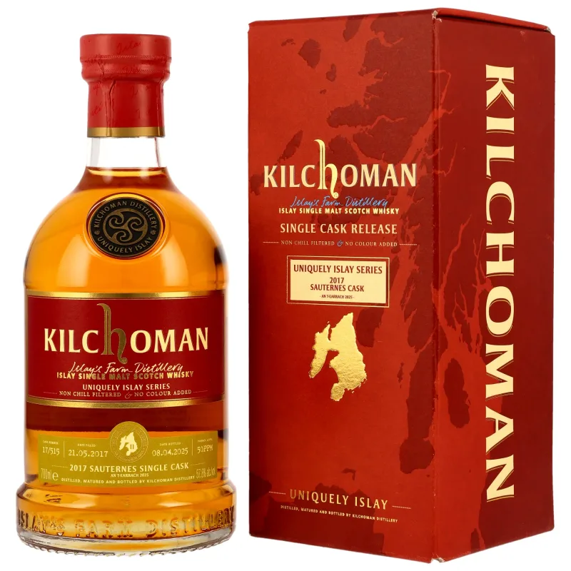Kilchoman – 7 Year Old 2017/2025 An T-Earrach 2025