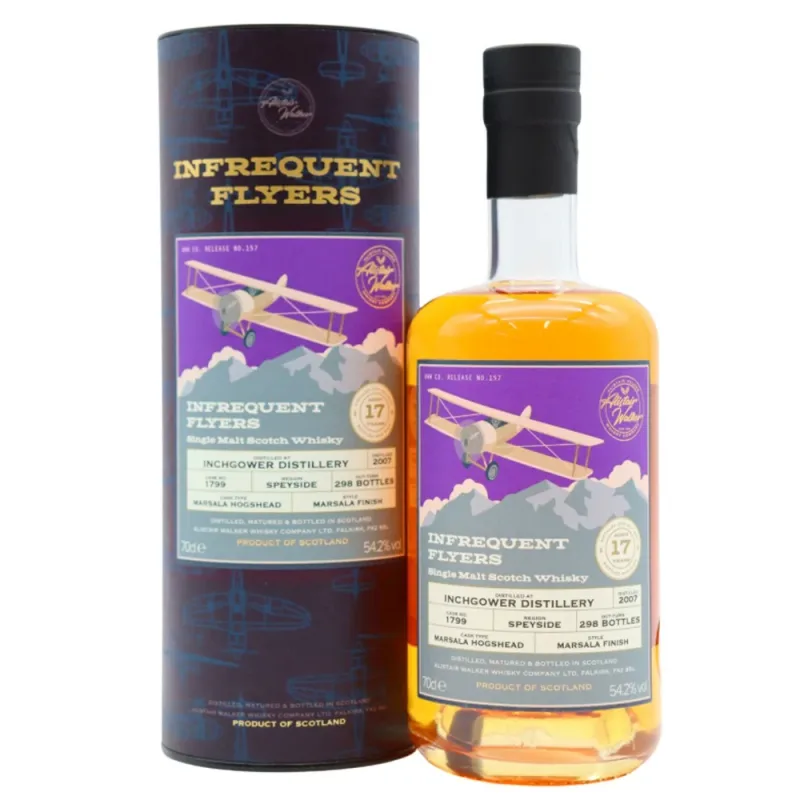 Inchgower – 17 Year Old Infrequent Flyers Single Cask #1799 (54.2%)