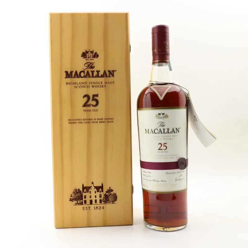Macallan – 25 Year Old 75cl (75cl, 43%)
