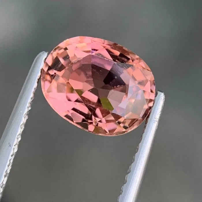 1 pcs Pink, Orange Tourmaline - 2.39 ct - International Colored Gemstone Association (ICA GemLab)