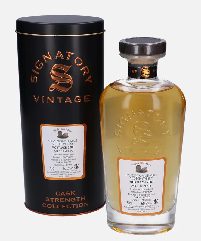 Mortlach – 2003 12 Year Old Signatory Vintage Scotch Whisky Co. Cask Strength Collection