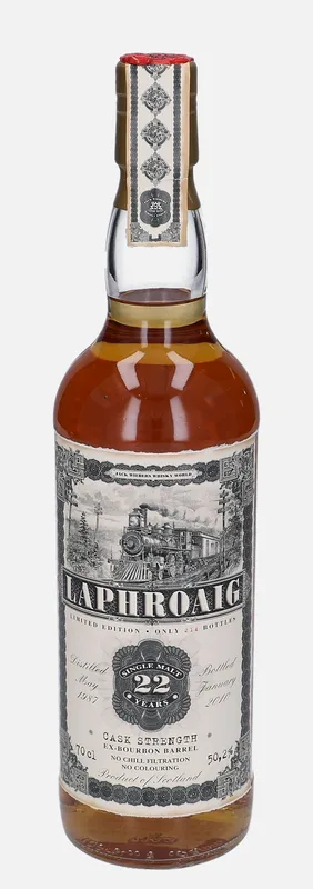 Laphroaig – 1987 22 Year Old Jack Wiebers Whisky World Old Train Line