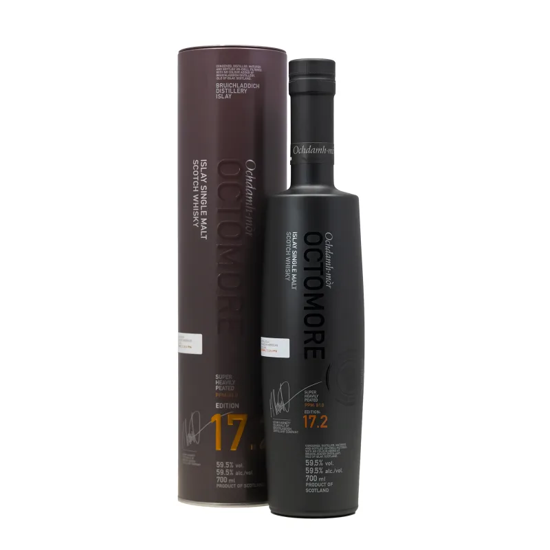 Octomore 17.2 5 Year Old French Ex-Bourbon with a Port Finish (59.5%)
