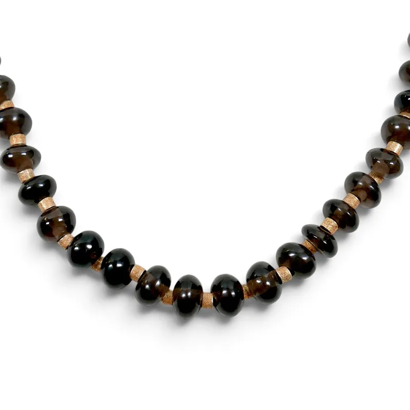 A Single String Beaded Necklace
