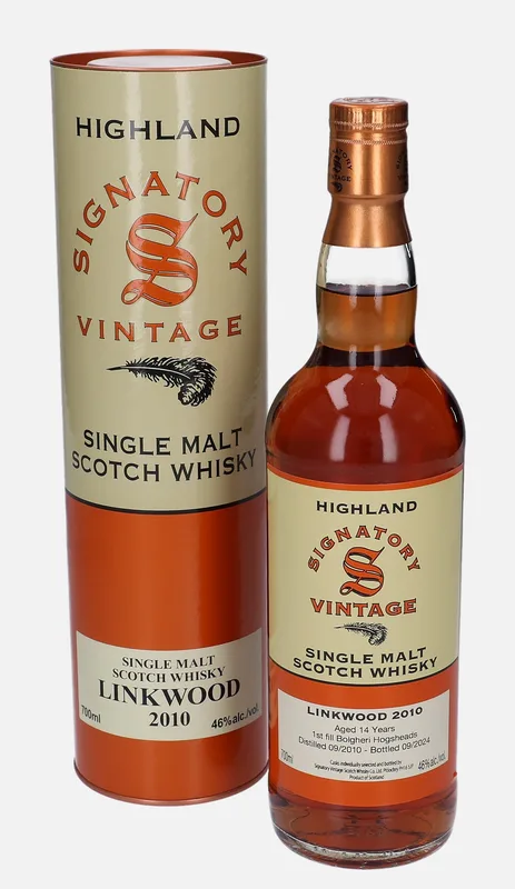 Linkwood – 2010 14 Year Old Signatory Vintage Scotch Whisky Co. Vintage (70cl, 46%)