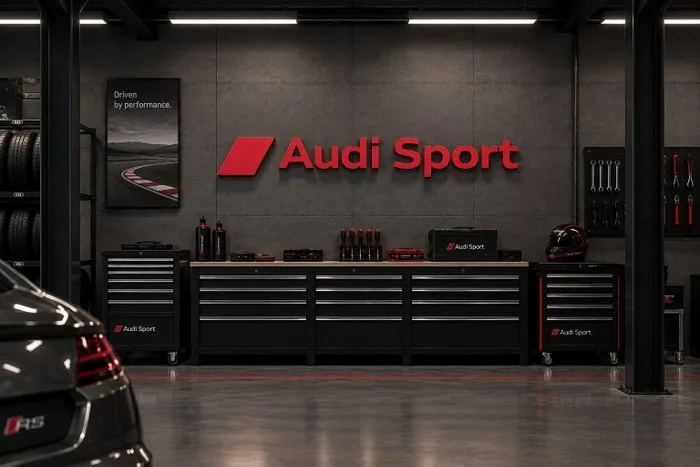 Audi - Audi Sport 240 cm - Audi sport - Advertising sign - sport - ABS