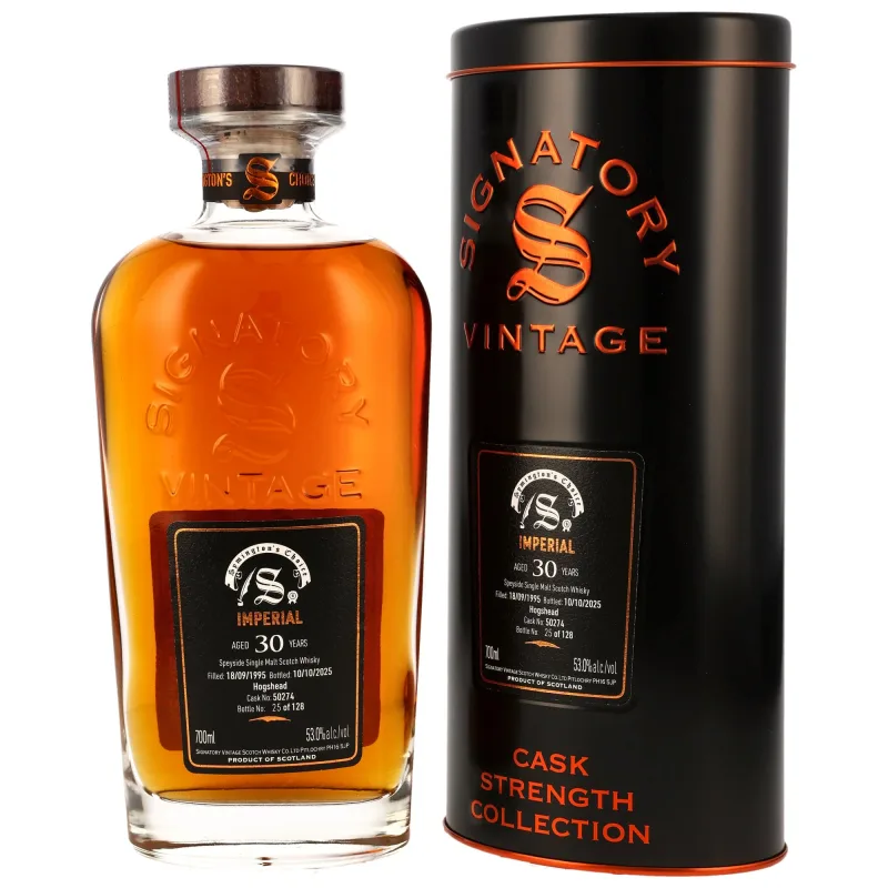 Imperial – 30 Year Old 1995/2025 Hogshead #50274 Symingtons Choice (Signatory Vintage)