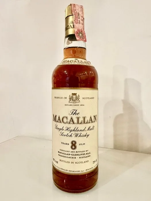 Macallan 8 years old Sherry Wood - b. 1980s - 75cl