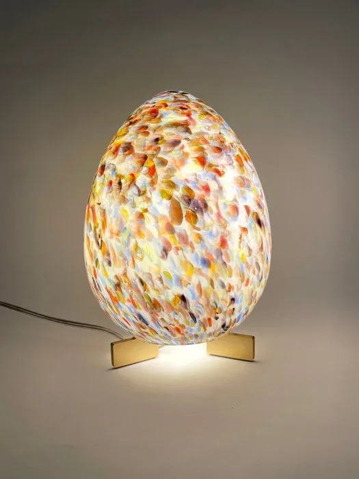 MIMU interior - Table lamp - Murrine Murano egg lamp H25 - Glass