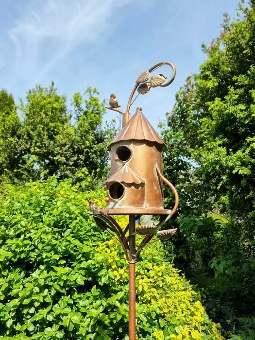 Figurine - Beeldje - Birdhouse - IJzer - Iron