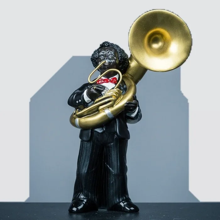 Parastone - Figurine - Parastone Jazz Band Sousaphone / Tuba player (1991) - Resin, Paint