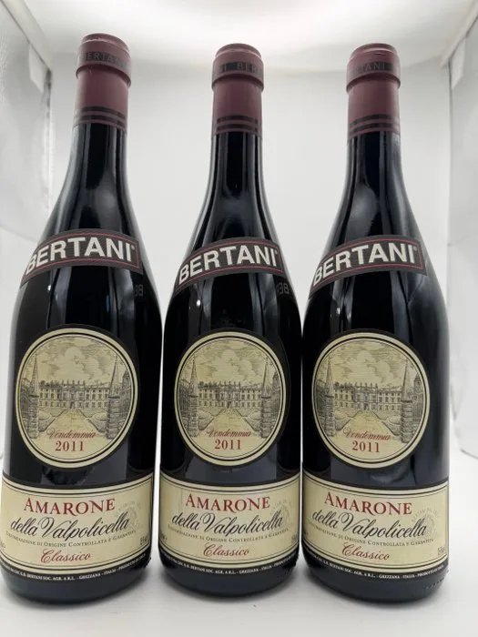 2011 Bertani - Amarone della Valpolicella DOCG, Classico - 3 Bottles (0.75L)