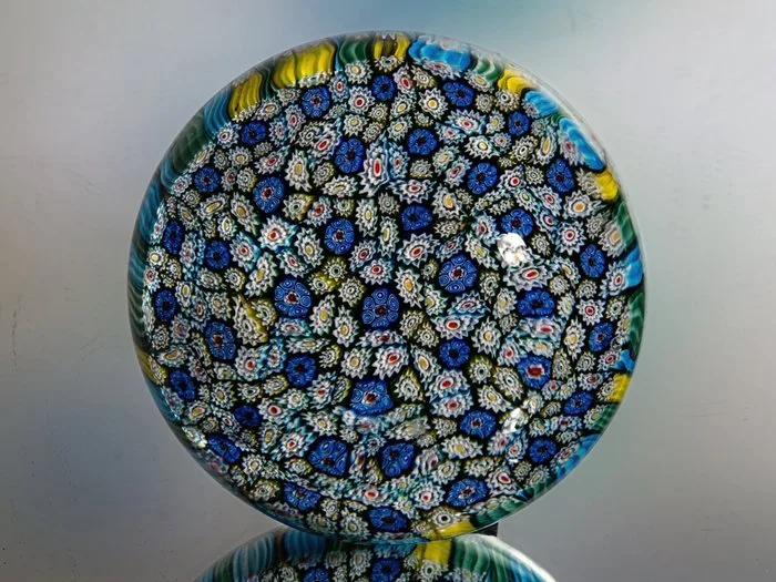 Vetreria 3 Fiori (attr.) - Paperweight - Patterned Millefiori - Magnum Size - Ø 9,3 cm - Glass
