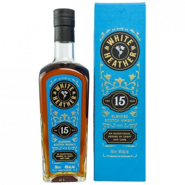White Heather 15 Year Old Blended Scotch Whisky (70cl, 48%)