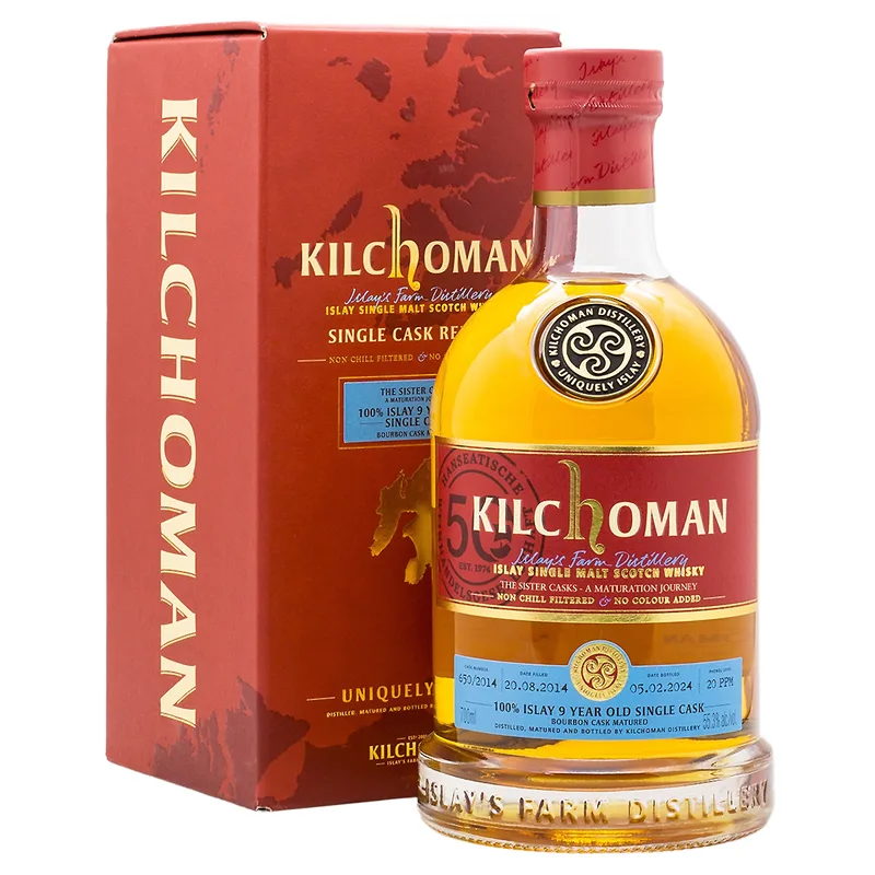Kilchoman – Sister Cask 2014/2024 9 Year Old Cask 650/2014 100% Islay (70cl, 55.3%)