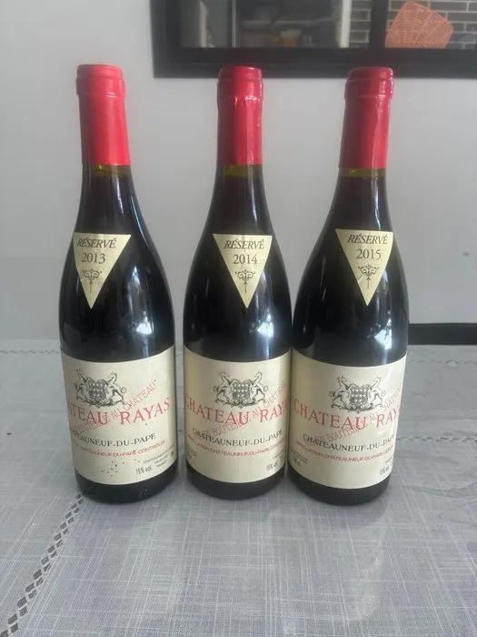 Château Rayas Reserve; 2013, 2014, and 2015 - Châteauneuf-du-Pape - 3 Bottles (0.75L)
