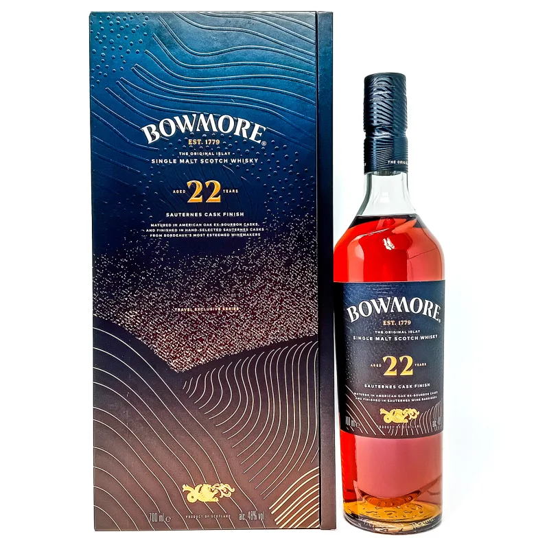 Bowmore – 22 Year Old Sauternes Cask Finish Single Malt Scotch Whisky (70cl, 48%)