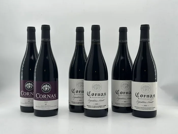 Domaine Verset: Cornas 2020 x2, Signature Cornas 2019 x2, 2020 x2 - Cornas - 6 Bottles (0.75L)