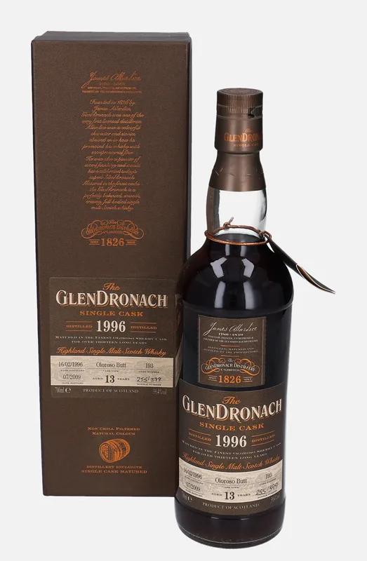 Glendronach – 1996 13 Year Old Single Cask