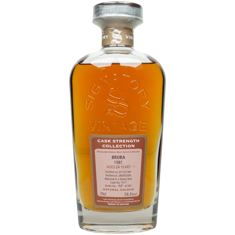 Brora – 24 Year Old 1981 Signatory Vintage #1517