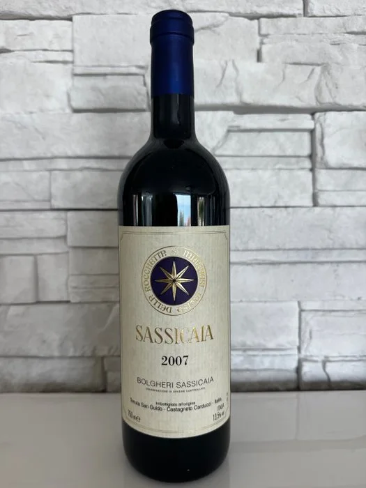2007 Tenuta San Guido Sassicaia - Bolgheri - 1 Bottle (0.75L)