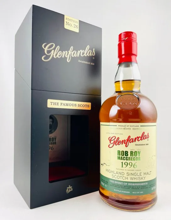Glenfarclas 1996 Rob Roy MacGregor - b. 2024 - 700ml