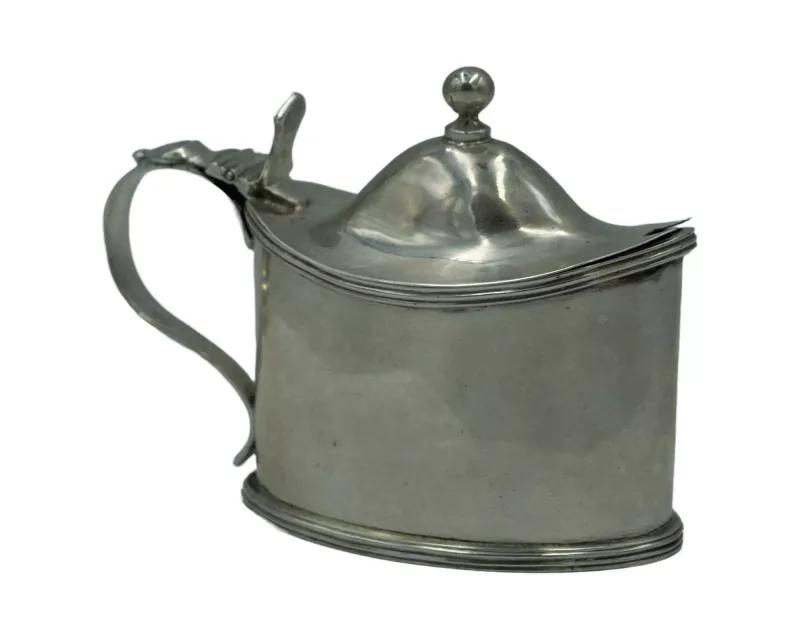 A George IV silver mustard pot