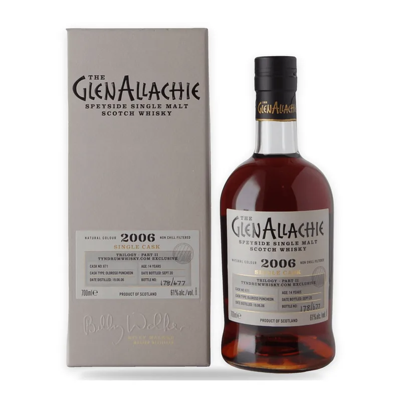 Glenallachie 2006 14 Year Old Single Cask #671 - Tyndrum Whisky Trilogy Part II