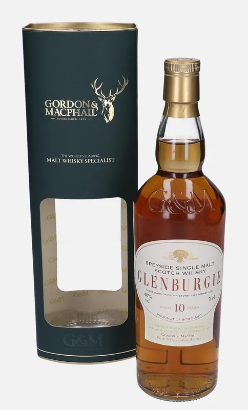 Glenburgie – 10 Year Old Gordon & MacPhail Distillery Labels