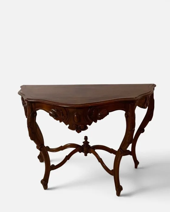 Console table - Walnut - Louis-Philippe style