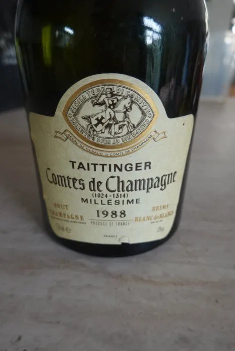 1988 Taittinger, Comtes de champagne millesime - Champagne Blanc de Blancs - 1 Bottle (0.75L)