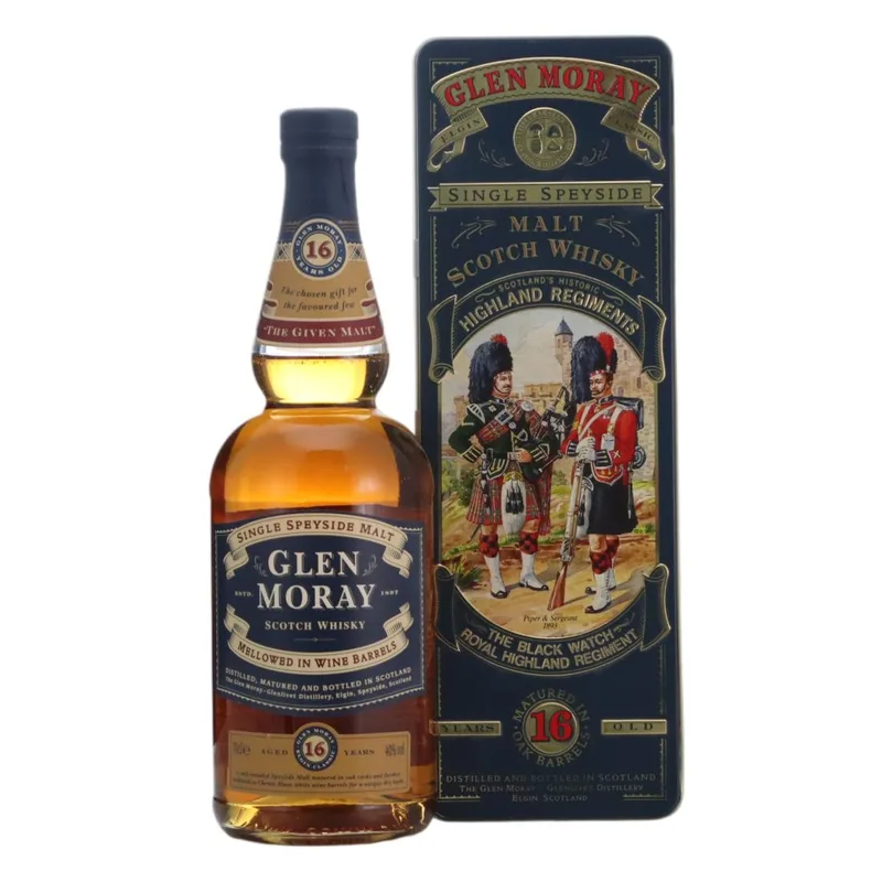 Glen Moray – 16 Year Old - The Black Watch Royal Highland Regiment Tin